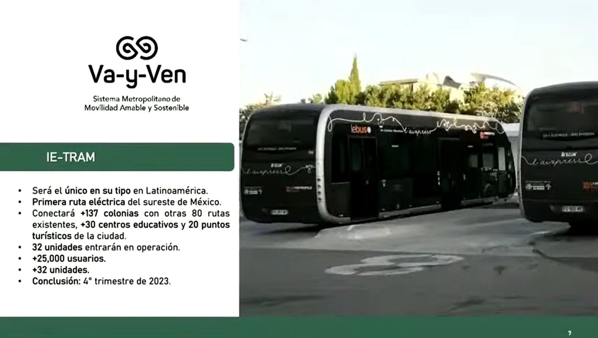 0921 IETRAM Sistema de Transporte Integrado en Mérida